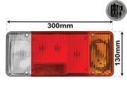 2810926 zadní světlo (1 konektor) (Valník + Iveco skříň -96) P 2810926 VAN WEZEL