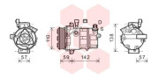 0100K127 Kompresor, klimatizace VAN WEZEL