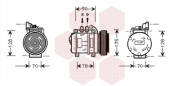 0200K018 94-98 kompresor klimatizace 3.9i (±AUT), 4.0i (±AUT), 2.5TD5 VAN WEZEL