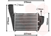 03014701 intercooler S4, 2.7T VAN WEZEL