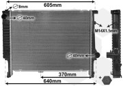 06002167 chladič 325TDS [550*410*42] VALEO, DENSO, BEHR-HELLA... VAN WEZEL