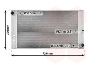 06002277 chladič 525d AUTAC, 530d AUTAC, 730d AUTAC, 740d AUTAC 60038040 VAN WEZEL