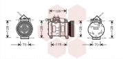 0600K232 5/93-12/95 kompresor klimatizace 325td 0600K232 VAN WEZEL