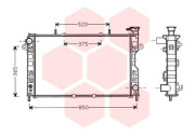 07002117 chladič 3.3i 12V [765*395*32] 07002117 VAN WEZEL