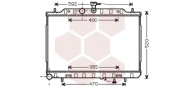 13002294 chladič 2.0DCi (+A±AC) [450*690*27] VAN WEZEL