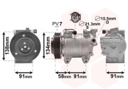 1300K344 kompresor klimatizace 2.5DCi VAN WEZEL