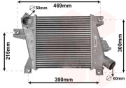 13014700 VAN WEZEL 09/03-10/05 intercooler 2.2DCi 13014700 VAN WEZEL