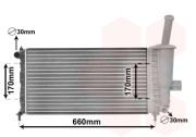 17002208 chladič 1.2 16V/8V AC typ MAGNETI MARELLI 58031618 VAN WEZEL