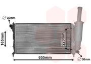 17002218 chladič 1.2 16V/8V AC 58031618 VAN WEZEL