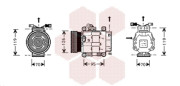 1700K048 Kompresor, klimatizace VAN WEZEL