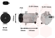 1700K333 kompresor klimatizace 1.6JTD, 1.9JTD, 1.9DDiS, 2.0DDiS 1700K333 VAN WEZEL