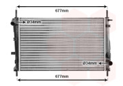 18002165 chladič 1.6, 1.8, 2.0 AC 62039526 VAN WEZEL