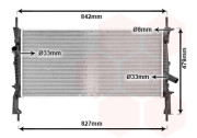 18002405 chladič 2.3i 16V AC, 2.2TDCi AC, 2.4TDCi AC 76938826 VAN WEZEL