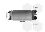 18004701 VAN WEZEL intercooler 1.4TDCi, 1.6TDCi [300*150*82] 18004701 VAN WEZEL