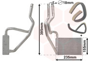 18006329 Výměník tepla, vnitřní vytápění VAN WEZEL