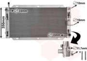 1800M388 modul chladiče motoru a chladiče klimatizace 1.6i 16V (+AC) [627*321*38] 1800M388 VAN WEZEL