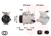 1801K702 VAN WEZEL kompresor klimatizácie 1801K702 VAN WEZEL