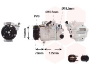 1801K705 VAN WEZEL kompresor klimatizácie 1801K705 VAN WEZEL