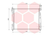 21002055 chladič 5.7i 16V AAC, 6.4i 16V AAC VAN WEZEL