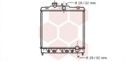 25002123 chladič 1.4i 16V (+AUT), 1.6i (+AUT), 1.6i 16V (+AUT) [352*347*27] VALEO, DENSO, BEHR-HELLA... VAN WEZEL