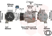 2500K232 kompresor klimatizace 2.0i 16V 2500K232 VAN WEZEL