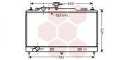 27002222 3/05- chladič 1.8i 16V (±AC), 2.0i 16V (±AC) VAN WEZEL