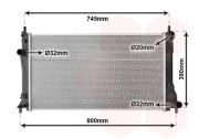 27002249 chladič 1.8i AC, 2.0i AC 980580135 VAN WEZEL