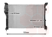 30012712 VAN WEZEL chladič motora 30012712 VAN WEZEL