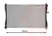 32002174 chladič 1.5DiD (±AC), 1.5DiDHP (±AC), 1.5CDi (±AUT±AC) [640*405*16] VAN WEZEL