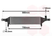 33004409 intercooler 1.6DCi 61016060 VAN WEZEL