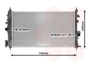 37002468 chladič 1.6i 16V AC, 1.6i 16V Turbo AC, 1.8i 16V AC 68040016 VAN WEZEL