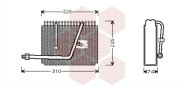 3700V320 výparník klimatizace (±AUT) 3700V320 VAN WEZEL