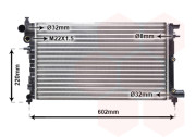 40002004 chladič 1.4 D ±AC [530*322*24] VAN WEZEL