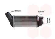 40004360 intercooler 2.0HDi 30015680 VAN WEZEL