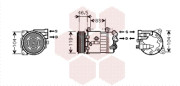 4000K326 VAN WEZEL kompresor klimatizace 3.0i 24V (+AUT), 2.7HDi (±AUT) 4000K326 VAN WEZEL