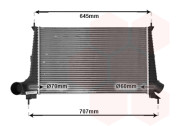 47004047 intercooler 2.0Turbo, 2.3Turbo, 3.0V6 Turbo [580*365*32] 47004047 VAN WEZEL