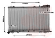 51002054 6/02-8/05 chladič 2.5i Turbo AUTAC 36068616 VAN WEZEL