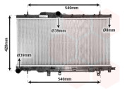 51002057 -7/02 chladič 2.0i 16V Turbo (±AC) [340*686*25] 51002057 VAN WEZEL