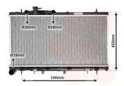 51002059 chladič 3.0i 24V (+AUT±AC) [350*697*27] 51002059 VAN WEZEL