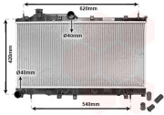 51002065 chladič 2.0i 16V AC, 2.5i 16V AC 34068516 VAN WEZEL