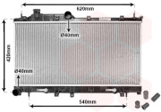 51002066 chladič 2.0i 16V AUTAC, 2.5i 16V AUTAC 34068516 VAN WEZEL