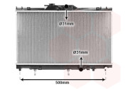 53002156 chladič 1.6i 16V Kombi (+AUT±AC), 1.8i 16V Kombi (+AUT±AC) [348*628*16] VAN WEZEL