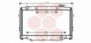 53002377 5/96-1/98 chladič 4.2TD [425*693*36] VAN WEZEL