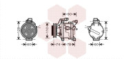 5300K450 Kompresor, klimatizace VAN WEZEL