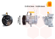 5300K734 kompresor klimatizace 5300K734 VAN WEZEL