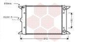 58002023 VAN WEZEL chladič motora 58002023 VAN WEZEL