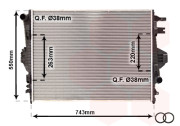 58002316 chladič 3.0i 24V AAC, 3.6i 24V AAC, 3.0TDi AAC VAN WEZEL