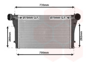 58004319 intercooler 1.9TDi 110kW 980585160 VAN WEZEL