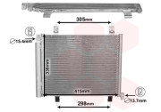 58005327 chladič klimatizace se sušičem 47735016 ŠKODA, VW VAN WEZEL