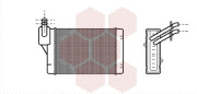 58006069 VAN WEZEL výmenník tepla vnútorného kúrenia 58006069 VAN WEZEL